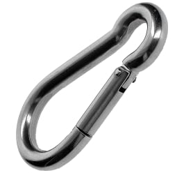 Карабин пожарный нержавеющий А4 DIN 5299 5мм