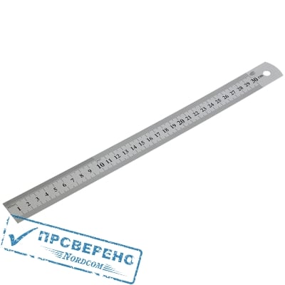 Линейка металлическая 300 мм ГОСТ 427-75 СТИЗ
