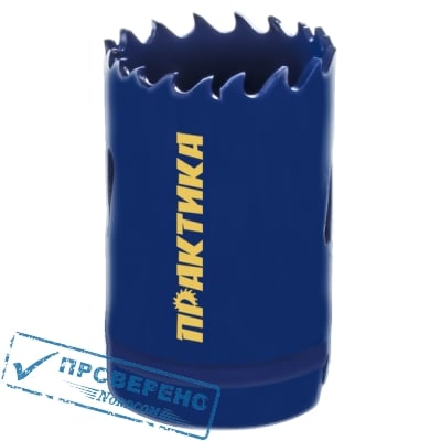 Коронка биметаллическая ПРАКТИКА 32 мм (1 1/4