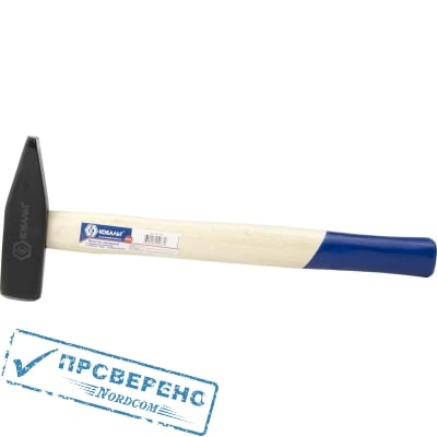 Молоток слесарный КОБАЛЬТ 800 г, деревянная рукоятка