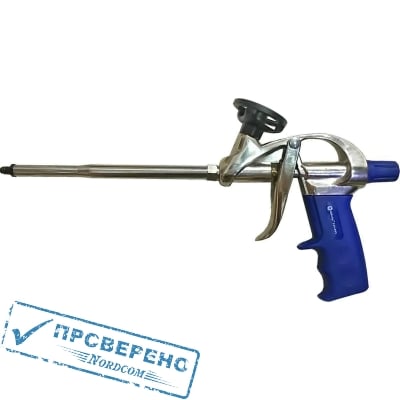Пистолет для монтажной пены КОБАЛЬТ металлический корпус, тефлоновое покрытие