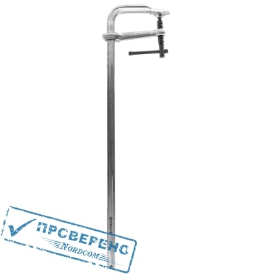 Струбцина КОБАЛЬТ F-образная кованая, 80 х 450 мм