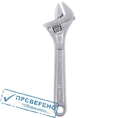 Ключ разводной КОБАЛЬТ 210 мм, ширина захвата 30 мм, (1 шт.) блистер