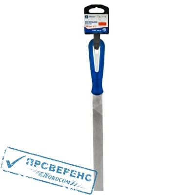 Напильник плоский КОБАЛЬТ двухкомпонентная рукоятка, № 3, 200мм, подвес