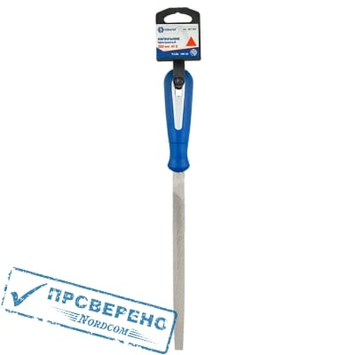 Напильник трехгранный КОБАЛЬТ двухкомпонентная рукоятка, № 2, 200мм, подвес