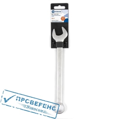 Ключ комбинированный КОБАЛЬТ 21 мм Cr-V (1 шт.) подвес