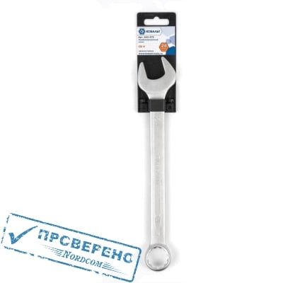 Ключ комбинированный КОБАЛЬТ 24 мм Cr-V (1 шт.) подвес