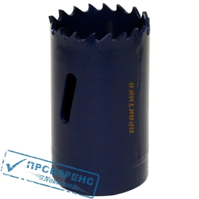 Коронка биметаллическая ПРАКТИКА 30 мм