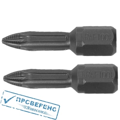 Бита РZ1 25 мм кованая, система насечек NSS (26123-1-25-10)