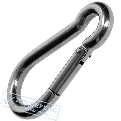 Карабин пожарный нержавеющий А4 DIN 5299 4мм