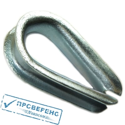 Коуш оцинкованный 12мм DIN 6899 А (50 шт.)