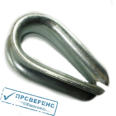 Коуш оцинкованный 30мм DIN 6899 А