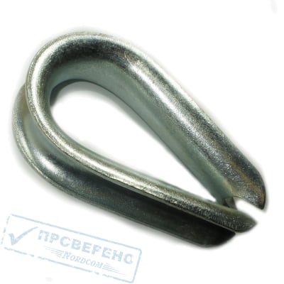 Коуш оцинкованный 34мм DIN 6899 А