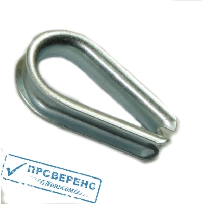 Коуш оцинкованный 4мм DIN 6899 А (250 шт.)