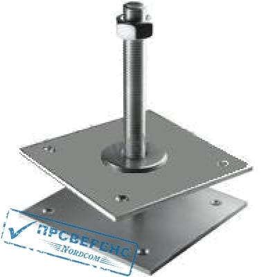 Лифт регулировочный 150х150мм шпилька М20 высота 200мм