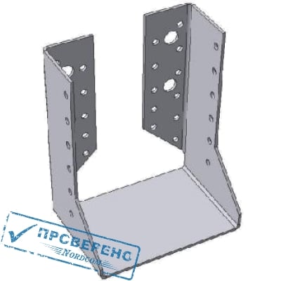 Опора бруса закрытая 140х76х100х2,0мм