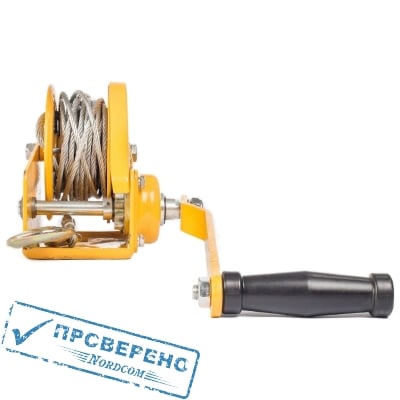 Лебедка ручная TOR BHW-1200 (г/п 0,5 т, длина троса 10 м)