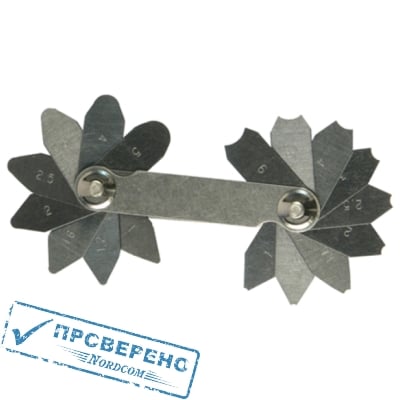 Шаблон радиусный № 1