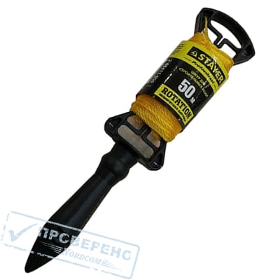 Шнур для строительных работ Stayer, 50 м, на катушке