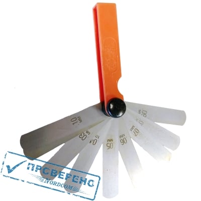 Набор щупов 70 мм №1 (0,02-0,1мм) 8 шт