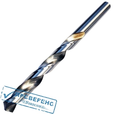 Сверло по металлу с цилиндрическим хвостовиком Р18 ГОСТ 10902-77 класс точности А1 диаметр 12.0 мм