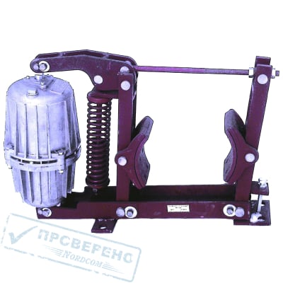 Тормоз колодочный с гидротолкателем ТКГ-200 в комплекте с ТЭ-30