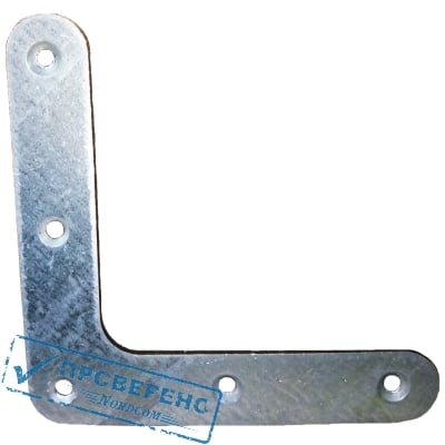 Уголок бытовой оконный 75х75х14мм