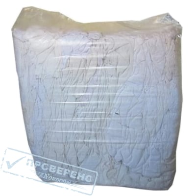 Ветошь махра белая (х/б 100% хлопок) 5 кг