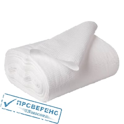 Ветошь обтирочная (вафельное полотно) шир. 0,45м, дл.60м., 200 гр/м2, (5,4 кг)