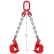 Строп цепной 2СЦ, г/п 4,25т, длина 3000мм, ц. 10мм (с горизонтальными захватами г/п 1,6 от 0-30мм)