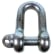 Скоба монтажная грузоподъёмная 0,16т. М6 тип A