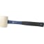 Киянка КОБАЛЬТ 450 г (60 мм), белая резина, фибергласовая рукоятка