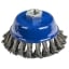 Кордщетка чашка для УШМ (жесткий витой ворс) 100 мм, ПРАКТИКА