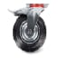 Колесо поворотное резина SCb63 160мм с тормозом